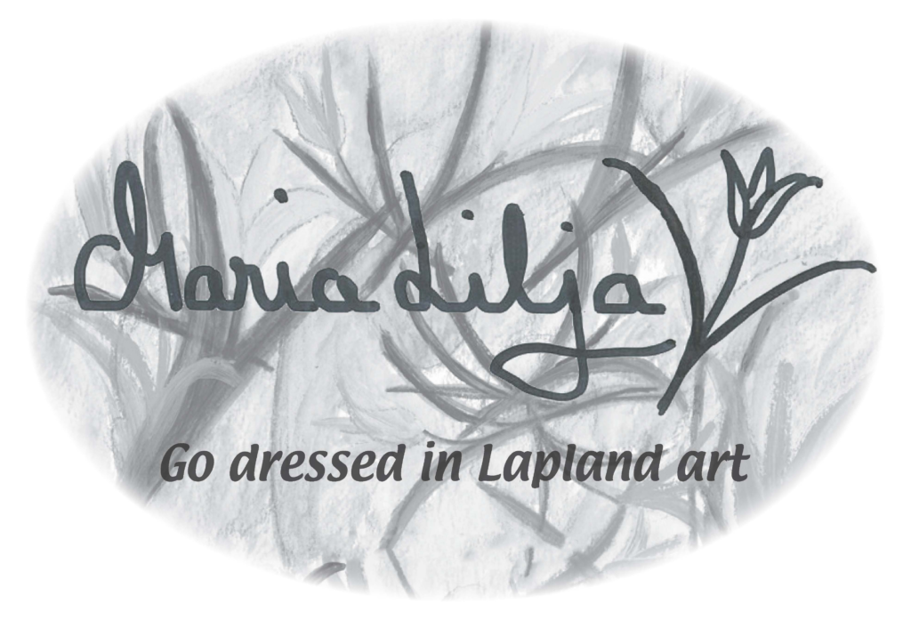 Maria Lilja Skylt Go Dressed in Lapland Art